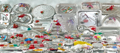 Aluminum foil containers